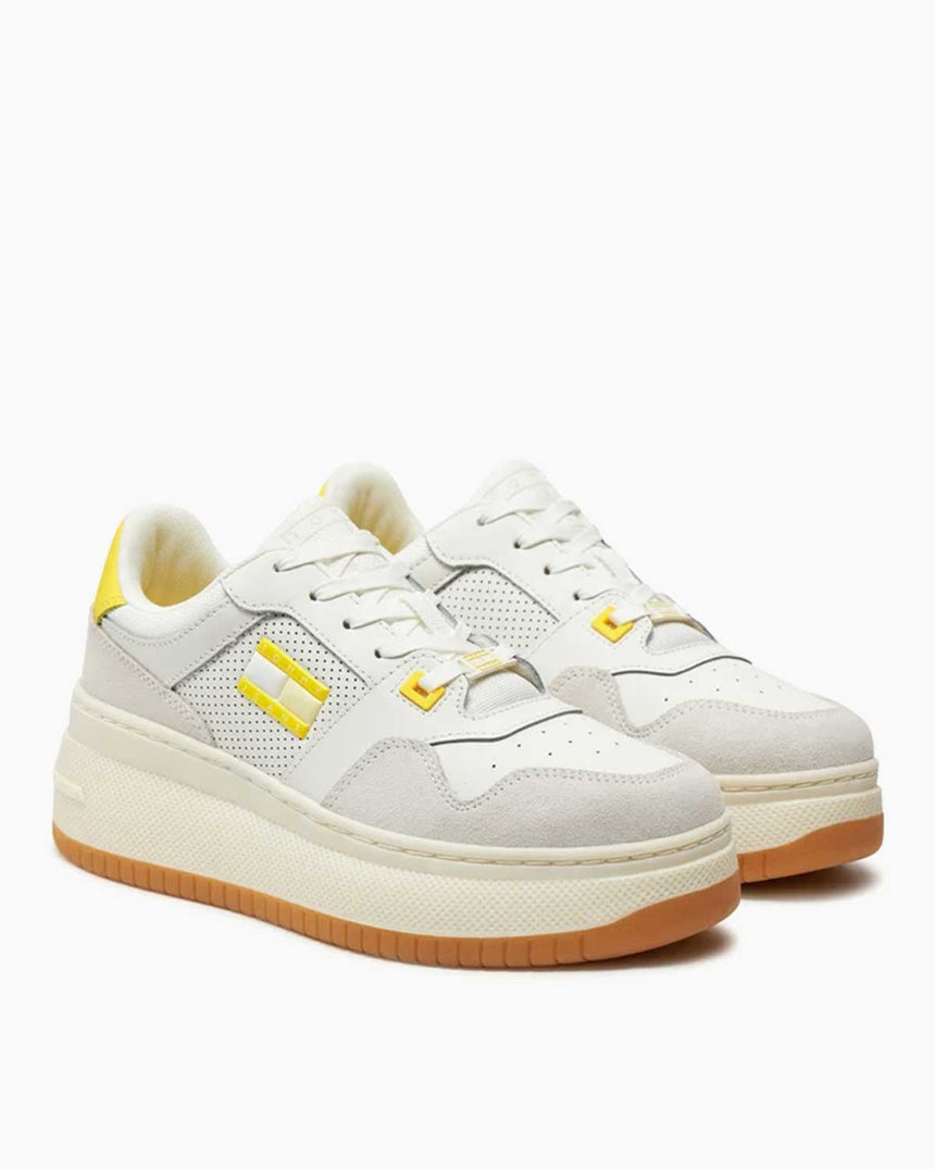 Tommy Hilfiger Retro Basket Sneakers Yellow