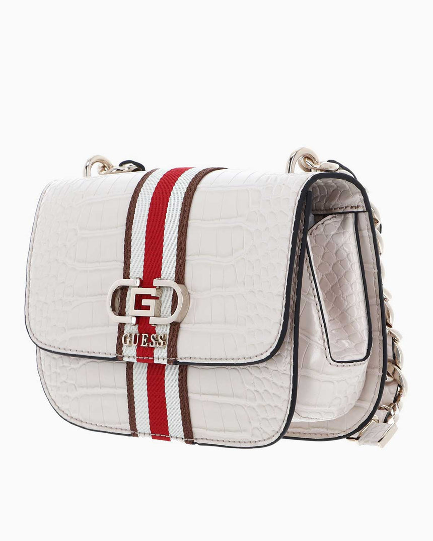 Guess Nelka Crossbody Çapraz Askılı Çanta Stone