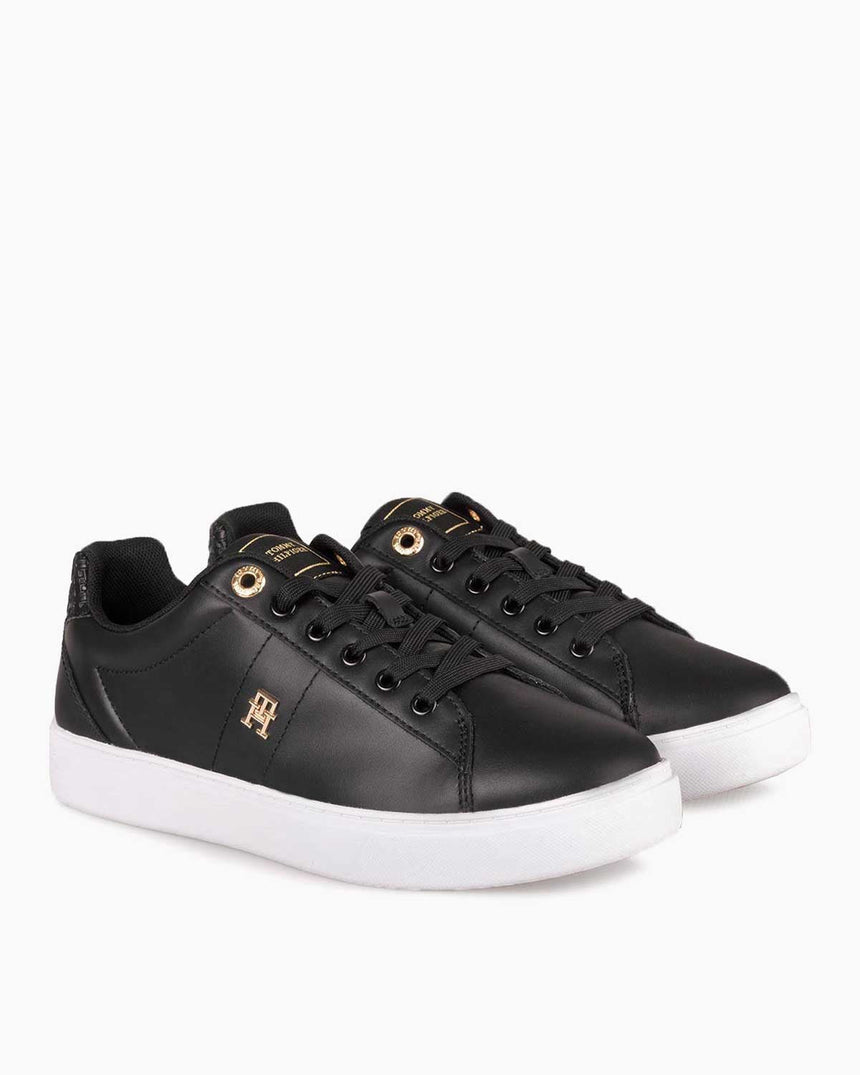 Tommy Hilfiger Elevated Essent Monogram Kadın Sneaker Black