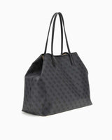 Guess Victtoria Large Monogram Omuz Çantası Coal Logo