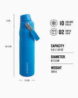 Stanley The Aerolight IceFlow 0.6 L Termos Azure