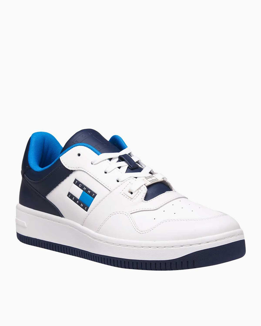 Tommy Hilfiger Basket Leather Sneaker Dark Night Navy