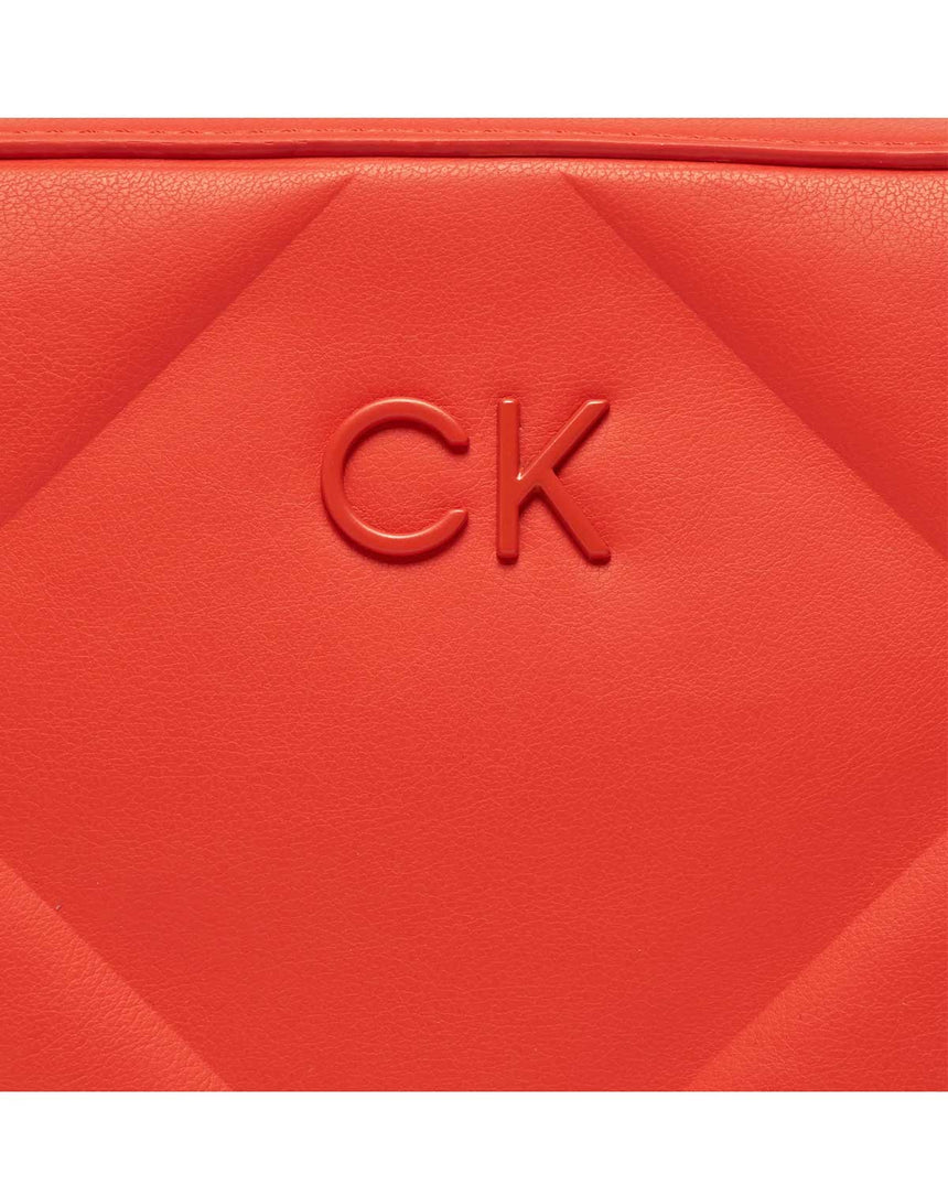 Calvin Klein Re-Lock Quılt Çapraz Askılı Kadın Çantası Orange