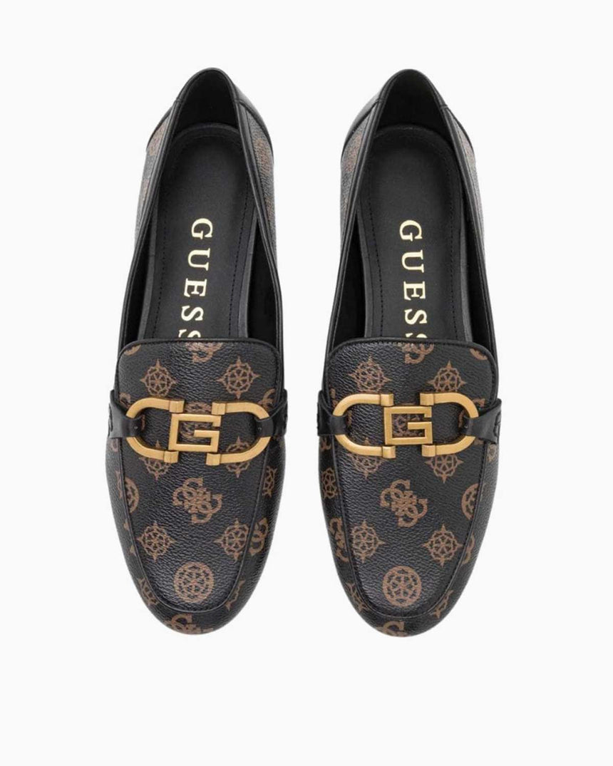 Guess Monogram Casual Shoes Ayakkabı Brown