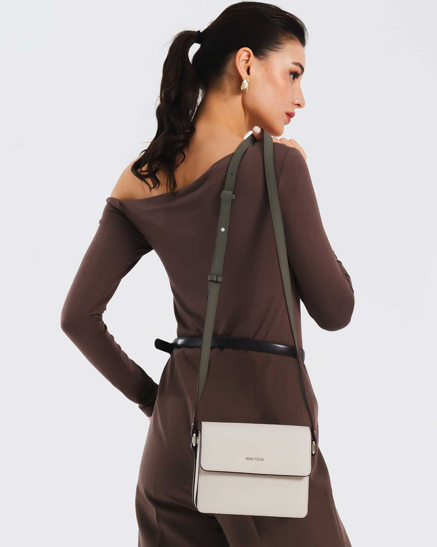 Nautica Mıknatıs Kapaklı Çapraz Askılı Çanta Taş