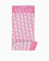 Guess Beach Towel Logolu Plaj Havlusu Gj Double Layer Pink
