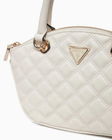 Guess Giully Mini Satchel El Çantası Off White