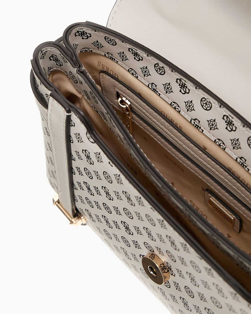 Guess Emilee Satche Logolu El Çantası Stone Logo