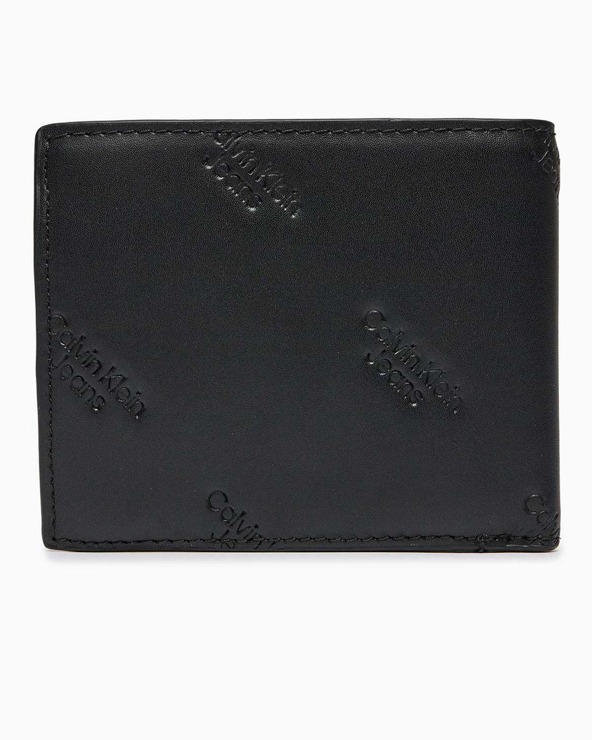 Calvin Klein Logo Print Bifold Cüzdan Black