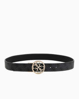 Guess Noelle Belts Kemer Coal Logo