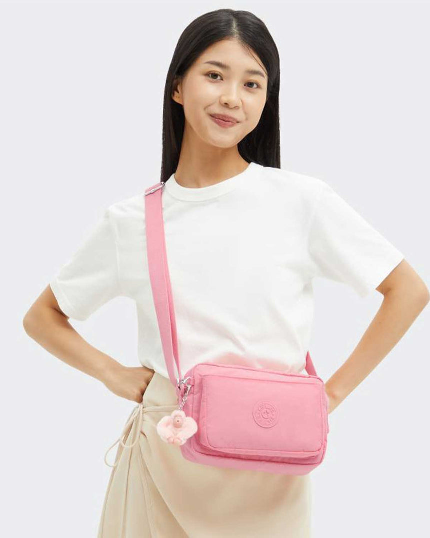 Kipling Abanu M Çapraz Askılı Kadın Çantası Enjoyable Blush