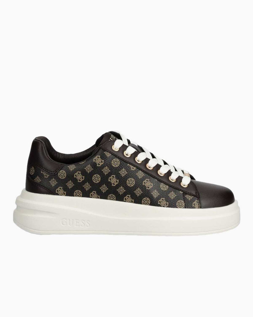 Guess Elbina Logo Detaylı Sneaker Brown / Ocra