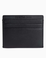 Calvin Klein Kabartmalı 6CC Kadın Kartlık Na Black