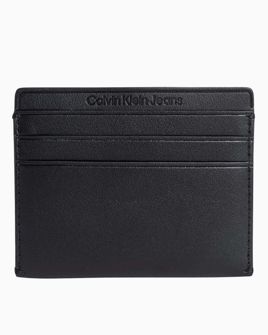 Calvin Klein Kabartmalı 6CC Kadın Kartlık Na Black