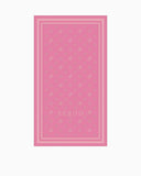 Guess Jacquard Logo Yazılı Havlu Peony Jacquard Pink