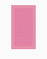 Guess Jacquard Logo Yazılı Havlu Peony Jacquard Pink