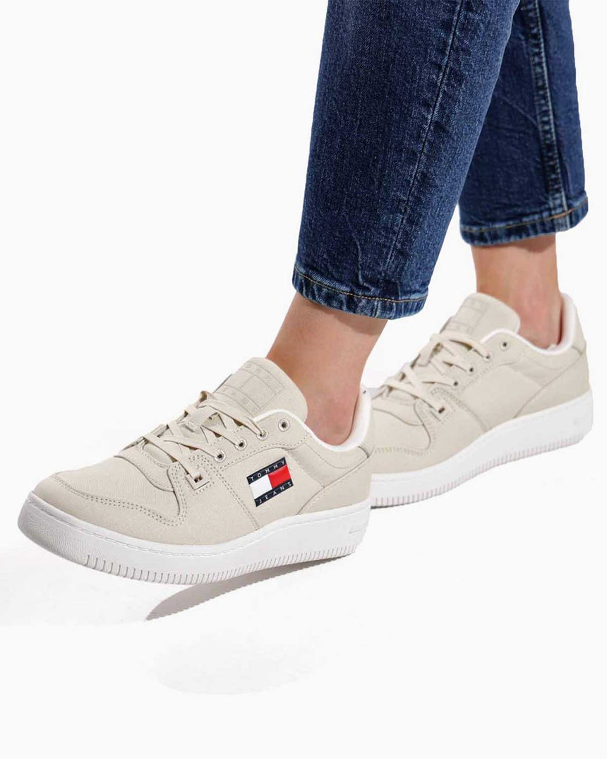 Tommy Hilfiger Retro Basket Low Top Sneakers Beige