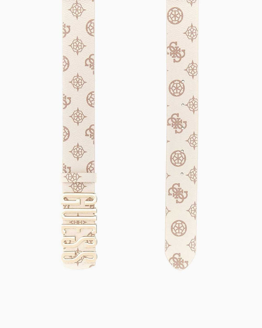 Guess Eveluna Monogram Kemer Cream Logo