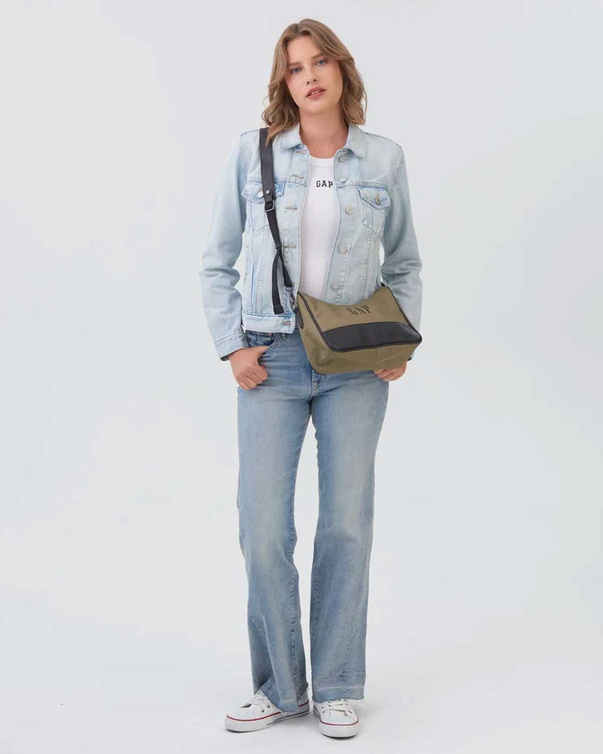 Gap Kadın Omuz Çantası Haki - Siyah