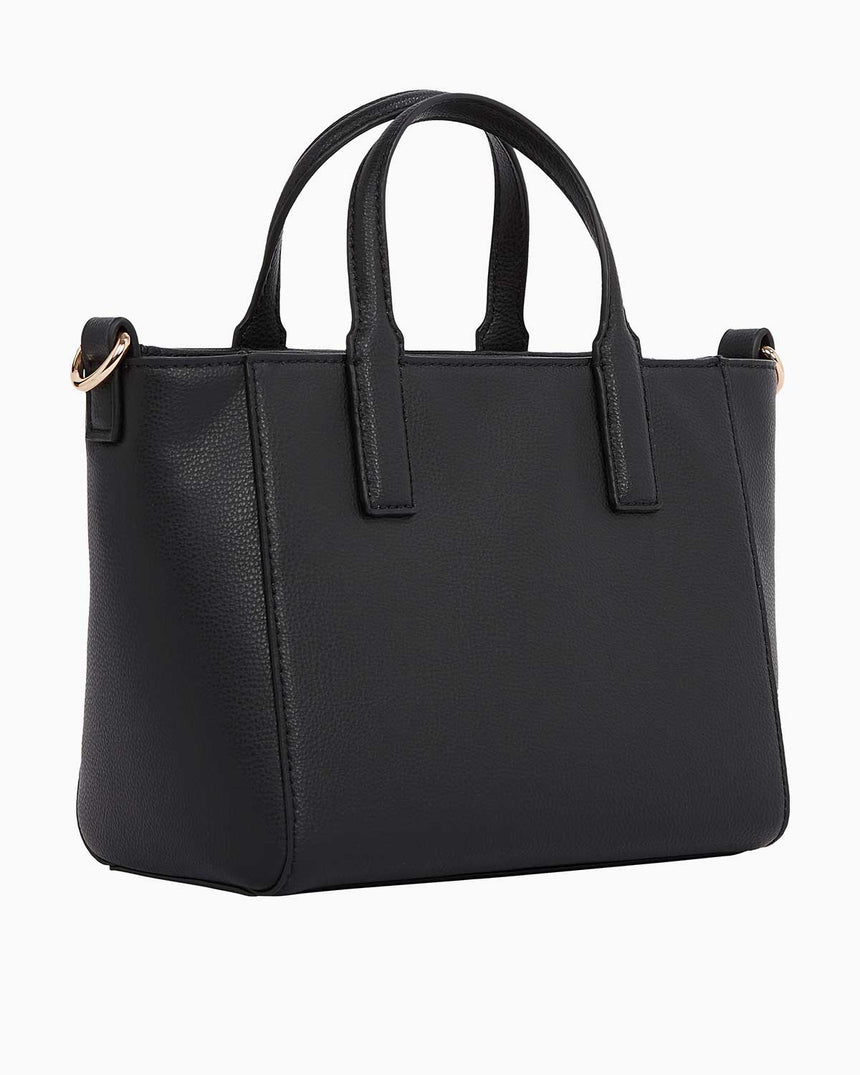 Tommy Hilfiger Soft Logo Mini Tote El Çantası Black