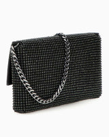 Guess Zalina Flap Clutch Portföy Çanta Black