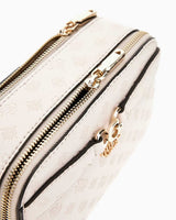 Guess Deesa Logolu Çapraz Askılı Çanta Taupe Logo