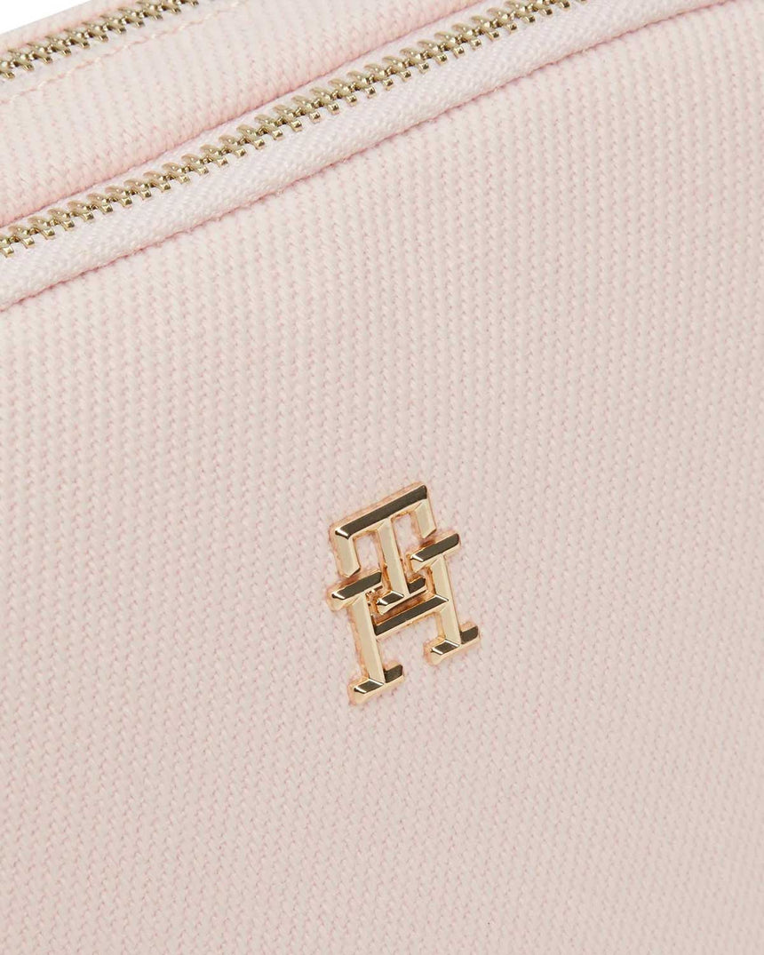 Tommy Hilfiger Poppy Canvas Crossover Çapraz Askılı Çanta Whimsy Pink