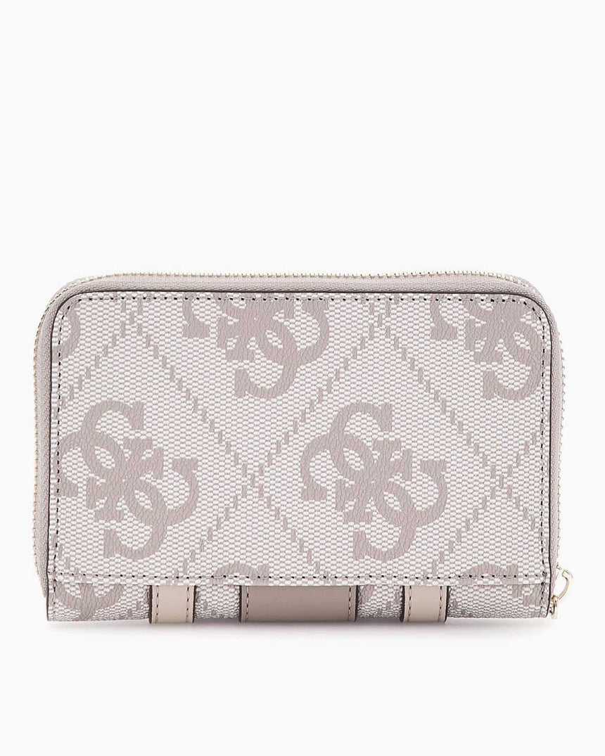 Guess Erenia Orta Boy Fermuarlı Kadın Cüzdan Dark Oak