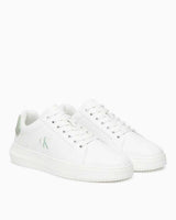 Calvin Klein Malmo Yama Detaylı Topuk Erkek Sneaker Bright White/Silt Green