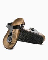 Birkenstock Gizeh BS Parmak Arası Kadın Terlik 0 Siyah Rugan