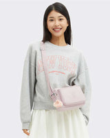 Kipling Abanu M Basic Plus Çapraz Askılı Kadın Çantası Pink Shine