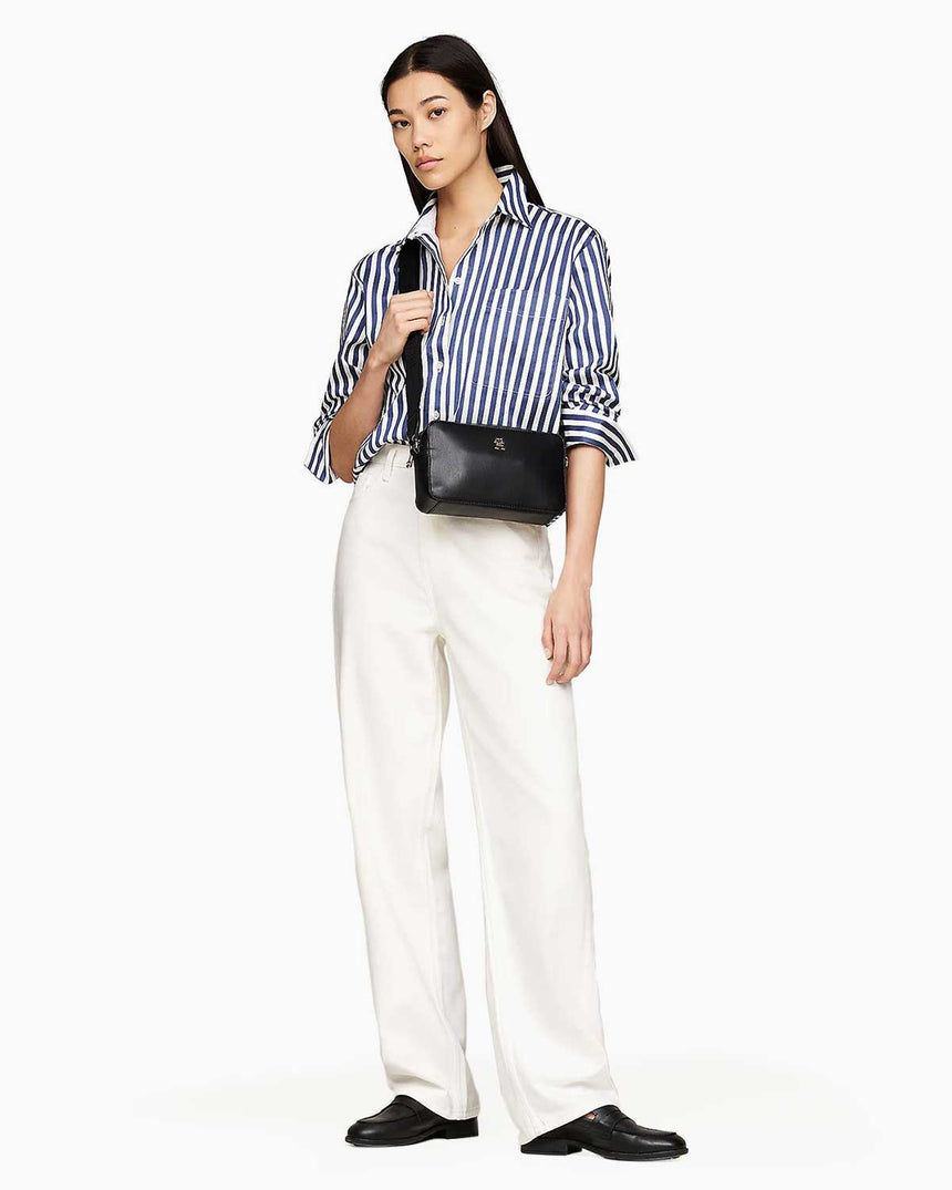 Tommy Hilfiger Monotype Mini Cüzdan Detaylı Çapraz Askılı Çanta