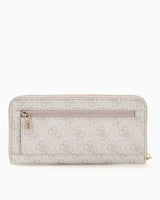 Guess Laurel Large Zip Around Cüzdan Blue Bonnet