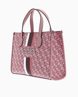 Guess Silvana 2 Compartmen El Çantası Apricot Rose Logo