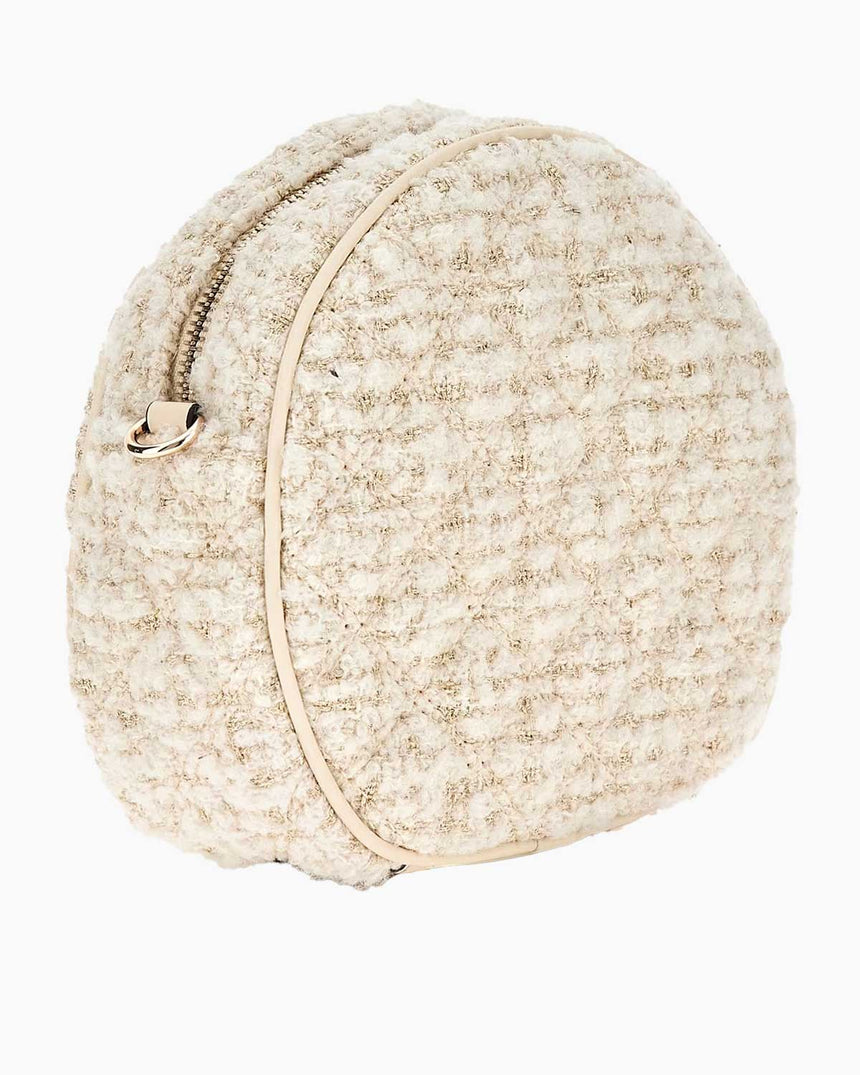 Guess Giully Zincir Detyalı ÇApraz Askılı Çanta Ivory