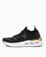 Guess Solite Gold Logo Detaylı Sneaker Black