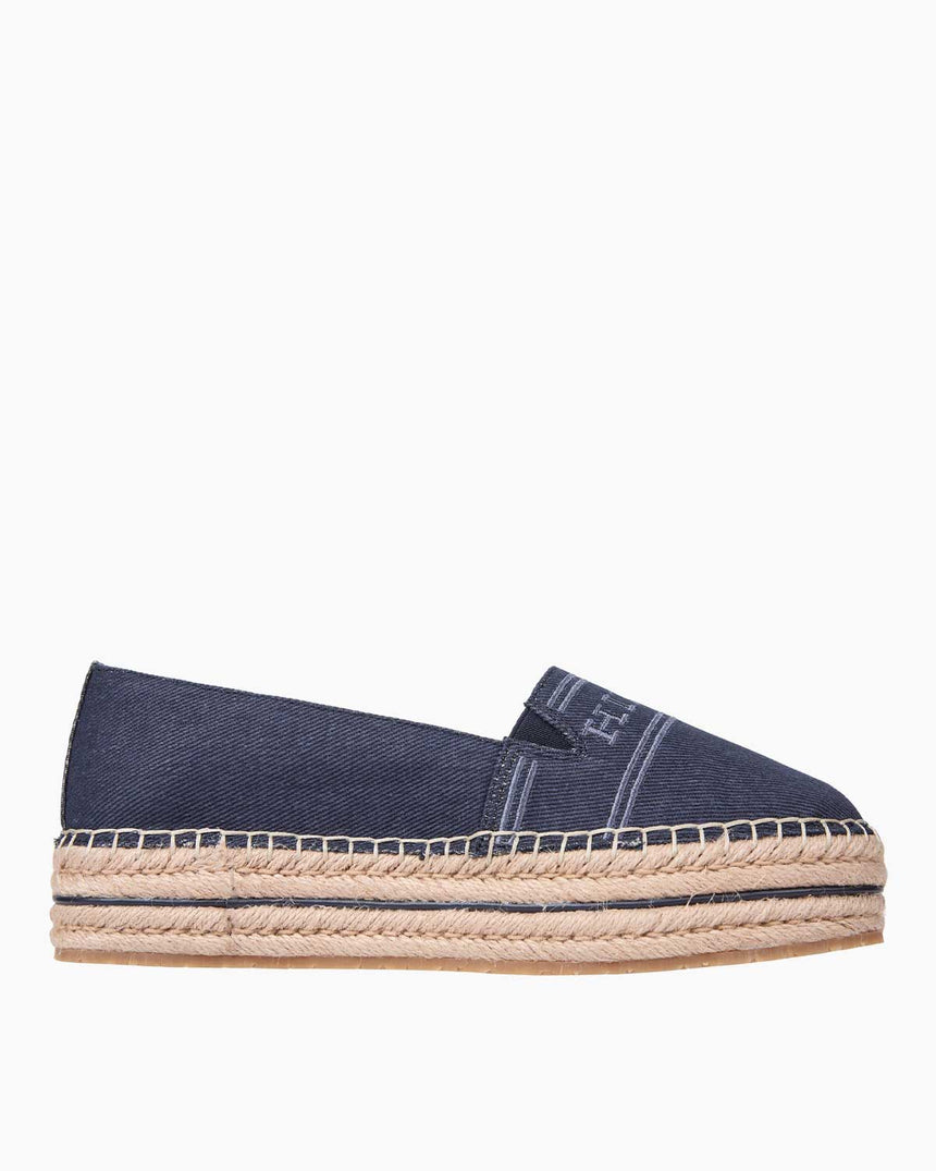Tommy Hilfiger Platform Espadrilles Ayakkabı Space Blue
