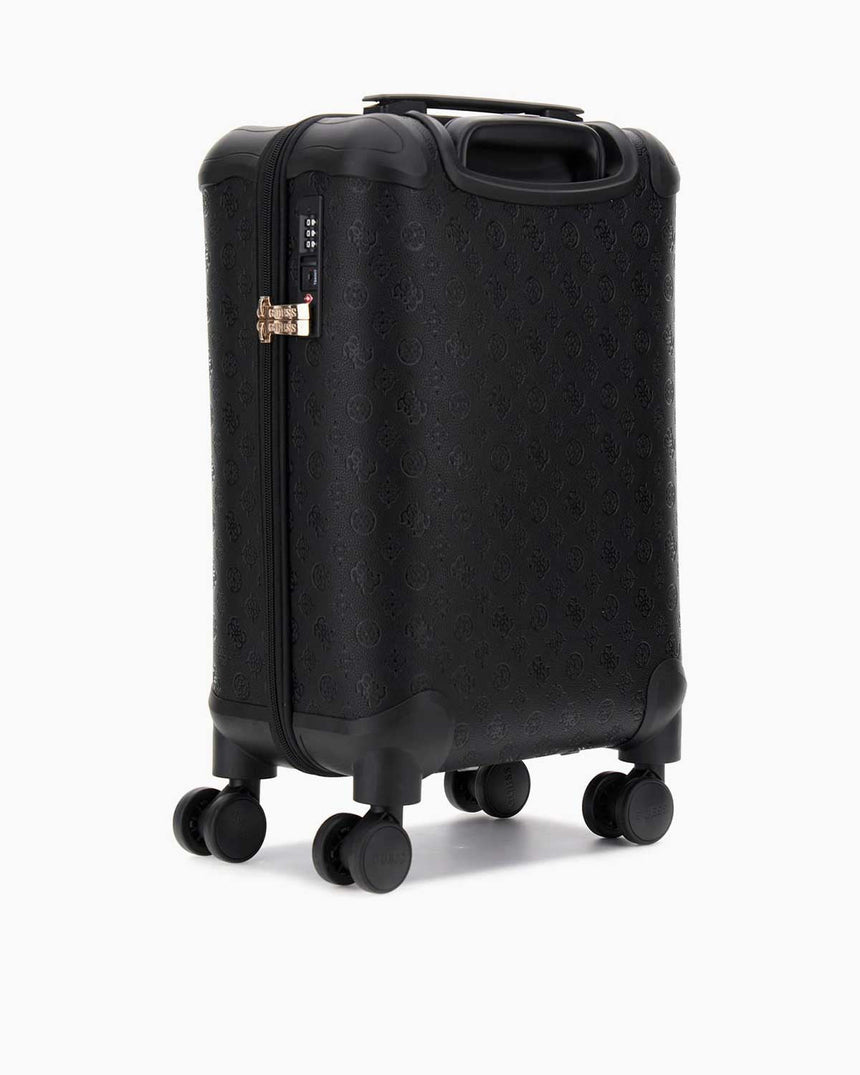 Guess Wilder 18 In 8-Wheeler Logolu Kabin Boy Valiz Black