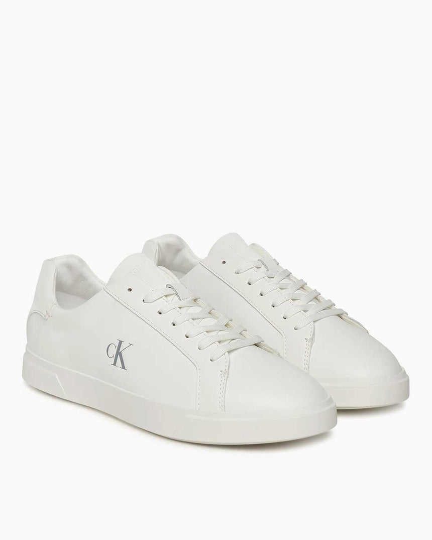 Calvin Klein Katty Deri Kadın Sneaker Triple Bright White