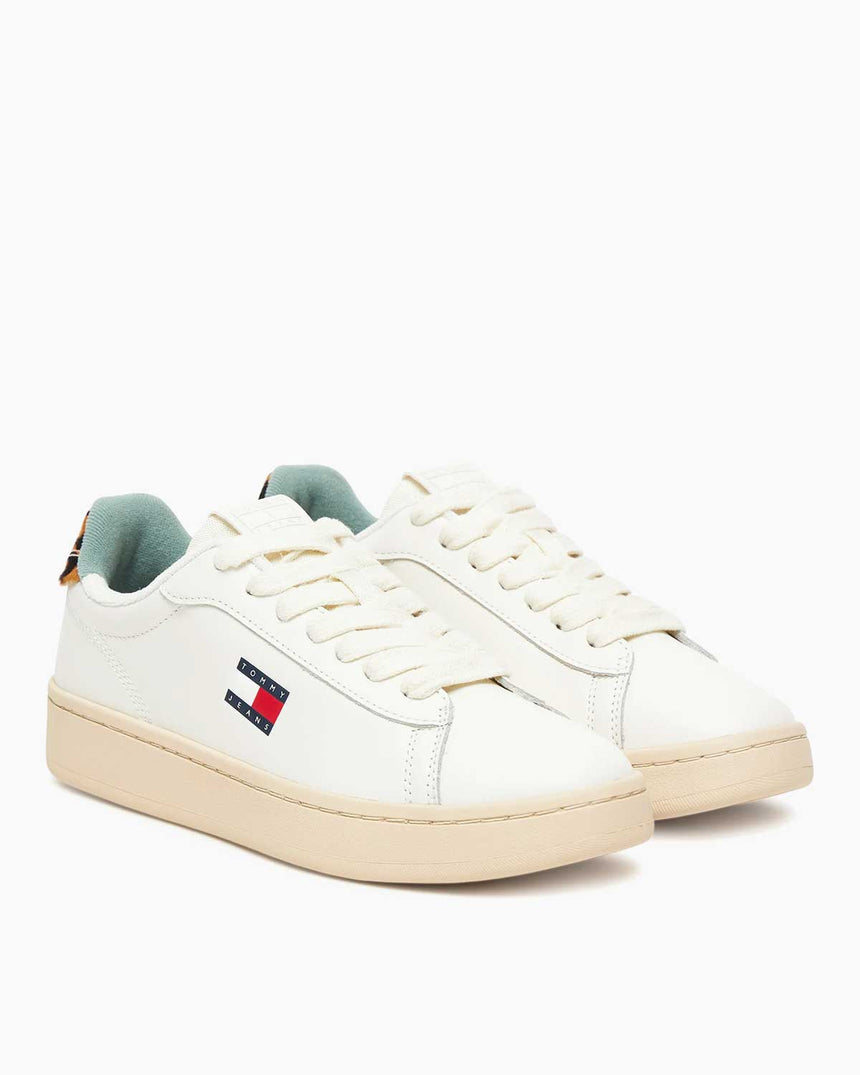 Tommy Hilfiger Arşiv 98 Leopar Kadın Sneaker Ivory/Leopard