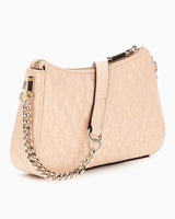 Guess Betula Zincir Detaylı Parlak Mini Çapraz Askılı Çanta Apricot