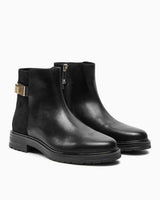 Tommy Hilfiger Logo Leather Chelsea Low Boots