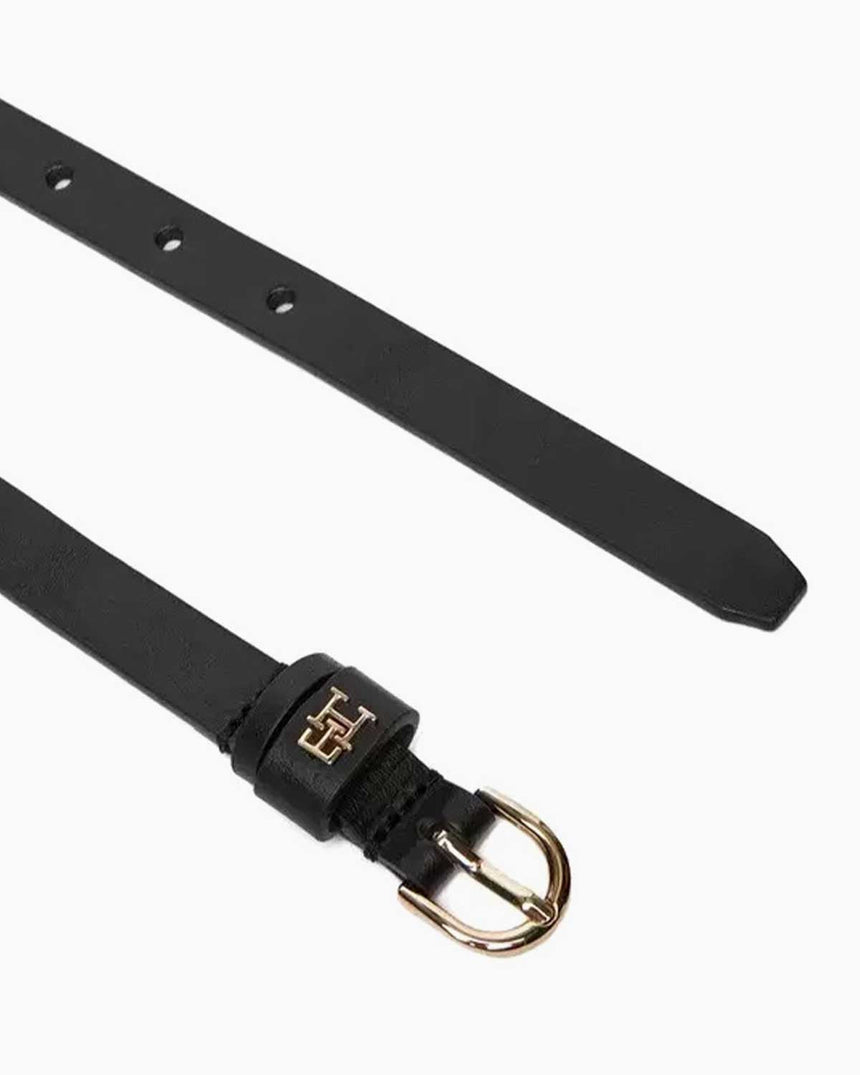 Tommy Hilfiger Essential Effortless 15mm Kadın Kemer Black