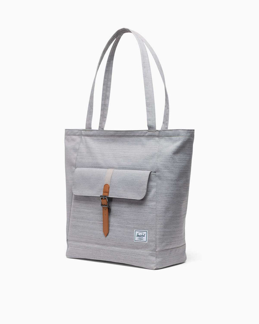 Herschel Retreat Tote Omuz Çantası Light Grey Crosshatch