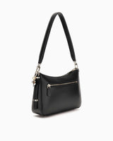 Guess Daryna Top Zip Logolu Omuz Çantası Black