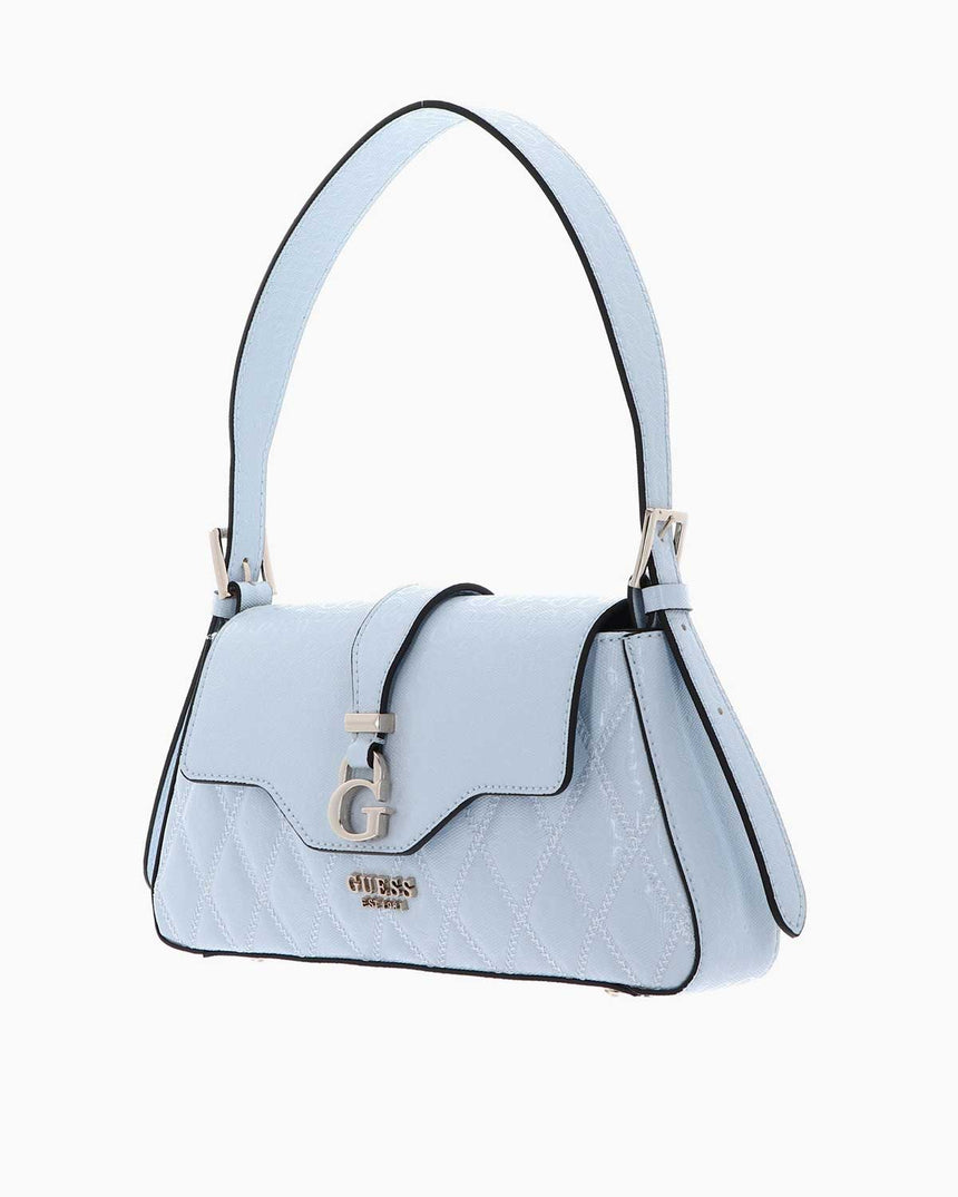 Guess Flap Shoulder Logolu Omuz Çantası