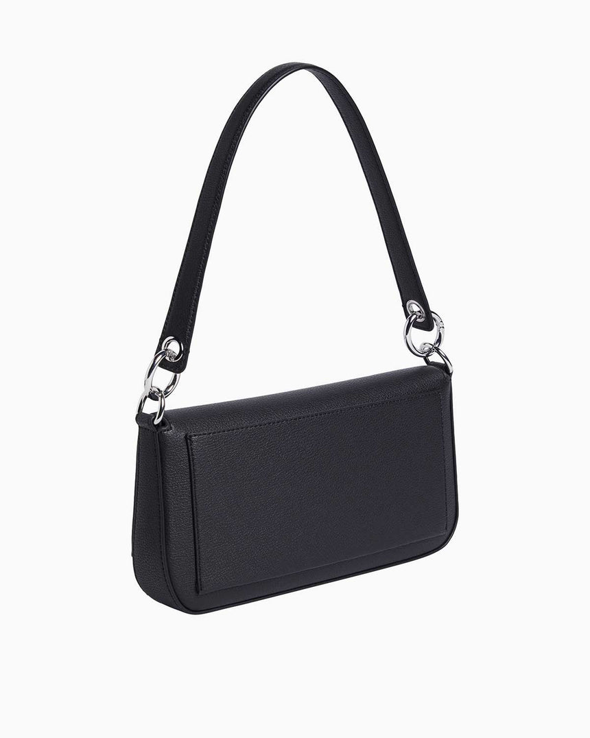 Calvin Klein Minimal Monogram Pouch Shoulder Bag Omuz Çantası Black