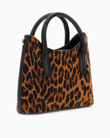 Guess Domitilla Kadın Deri El Çantası Leopard