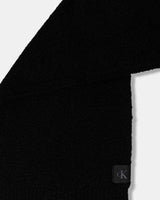 Calvin Klein Yama Logolu Erkek Atkı Black