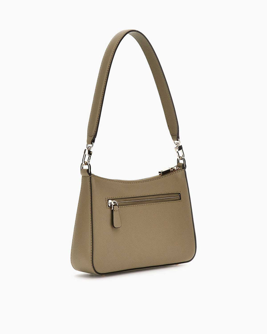 Guess Eco Jazlynn Logolu Omuz Çantası Sage